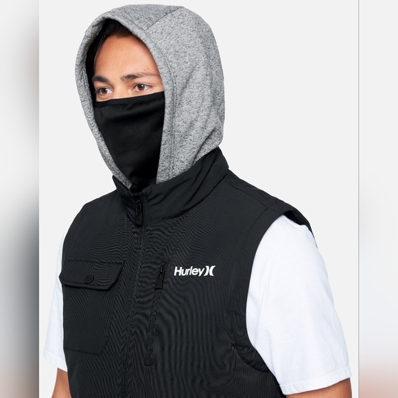 Men's Small Hurley Collin Hooded Vest - Picture 5 of 8